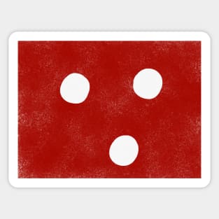 Red Polka Dot Sticker